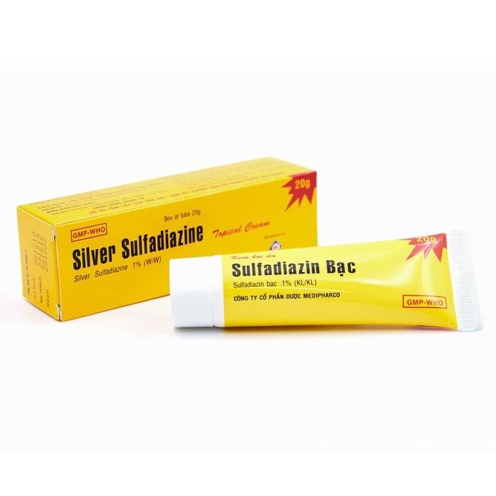 Top 5+ thuốc trị bỏng dầu ăn đáng mua nhất 2025 2 Kem boi tri bong dau an Silver Sulfadiazine 1