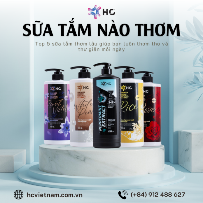 sữa tắm nào thơm