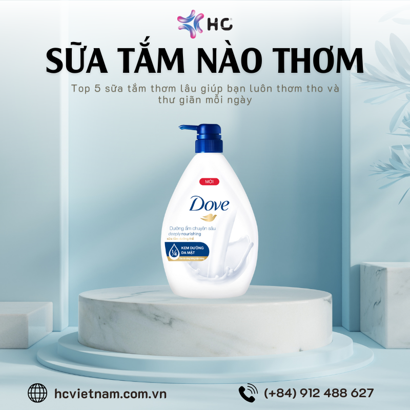 Top 5 sữa tắm nào thơm, lưu hương lâu đáng thử nhất hiện nay 3 sữa tắm nào thơm