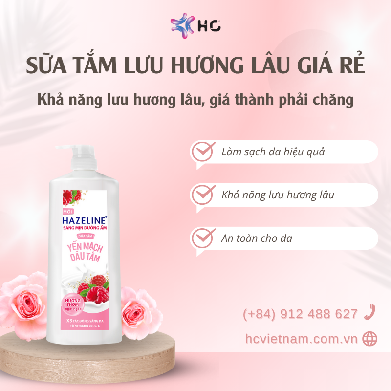 Sữa tắm lưu hương lâu giá rẻ nào đáng mua nhất năm 2025 3 sữa tắm lưu hương lâu giá rẻ