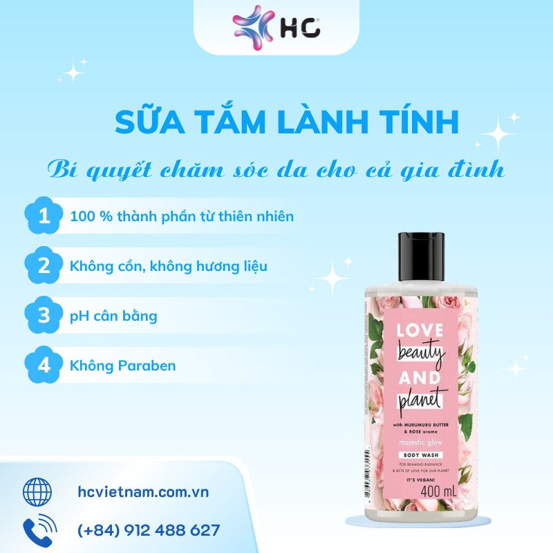 Top 5 sữa tắm lành tính dịu nhẹ được chuyên gia da liễu khuyên dùng 4 sữa tắm lành tính