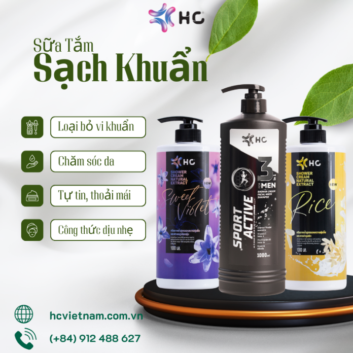 sữa tắm sạch khuẩn