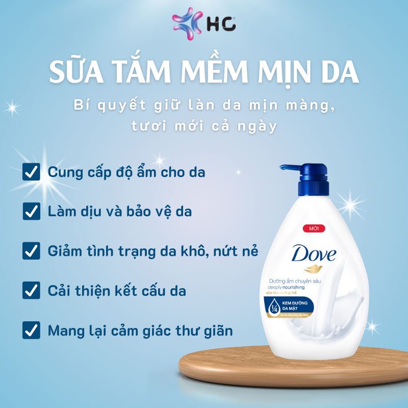 Top 5 sữa tắm mềm da, thơm lâu và lành tính cho mọi loại da 5 sữa tắm mềm da